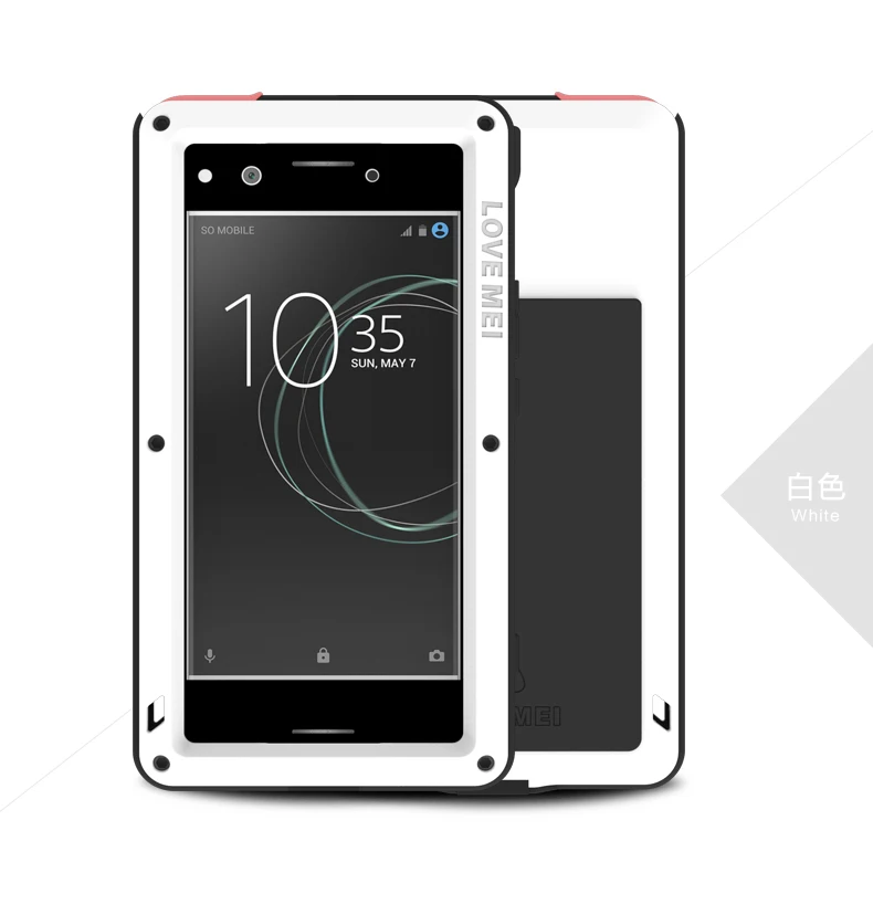 Love Mei Powerful Case For Sony Xperia Xz Fundas Housing Water dirt shock rain Proof Waterproof Case For Xzs Xz