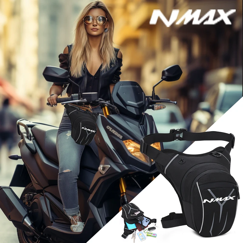 

For YAMAHA NMAX 155 NMAX 125 N-MAX 150 N-MAX 155 2015-2020 Motorcycle Waterproof Drop Waist Leg Bag Thigh Belt Hip Bum Military