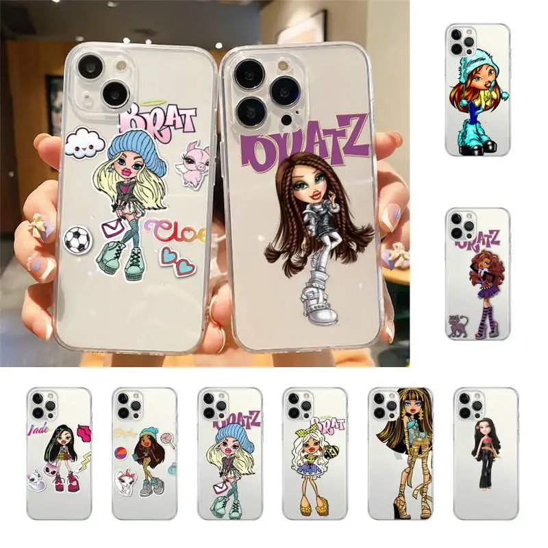 

Lovely Doll Bratz Phone Case For Iphone 7 8 Plus X Xr Xs 11 12 13 Se2020 Mini Mobile Iphones 14 Pro Max Case