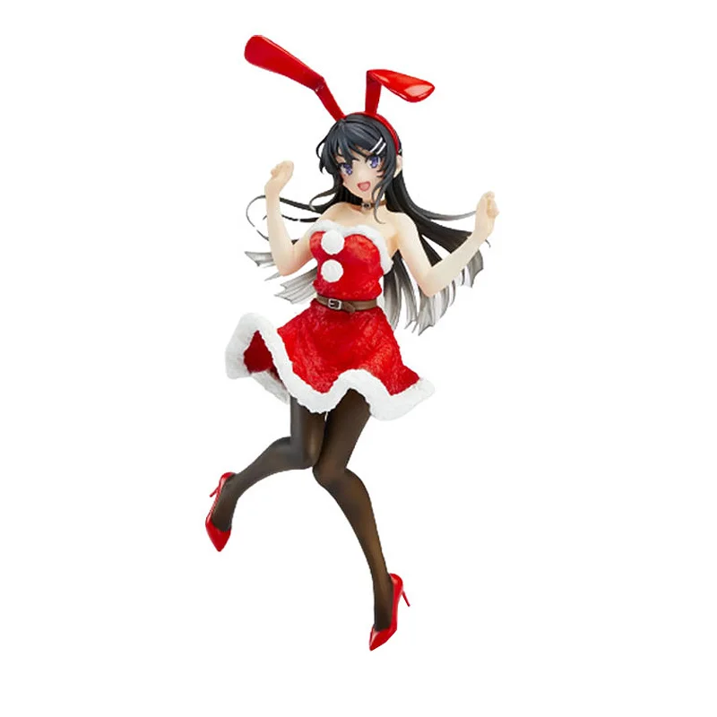 

GK Rascal Does Not Dream Of Bunny Girl Senpai Anime Christmas Sexy Sakurajima Mai Action Figure 21CM PVC Statue Figma Toys Gift