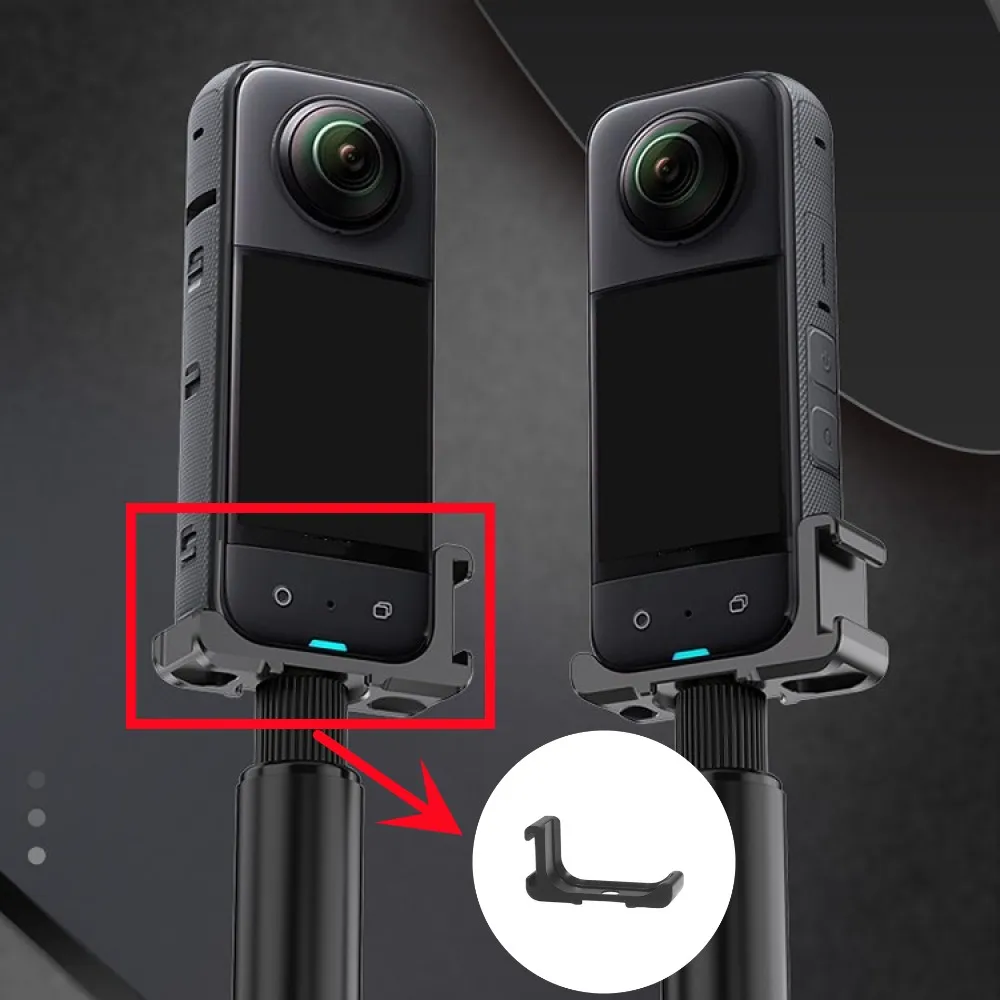 

Camera Stand Holder for Insta360 One X2/X3 Accessories Camera Fitting Aluminum Alloy Expansion Base Quick Loading Board