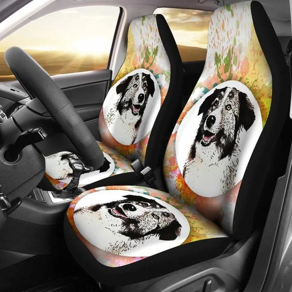 

Aidi Dog Print Car Seat Covers 2Pcs