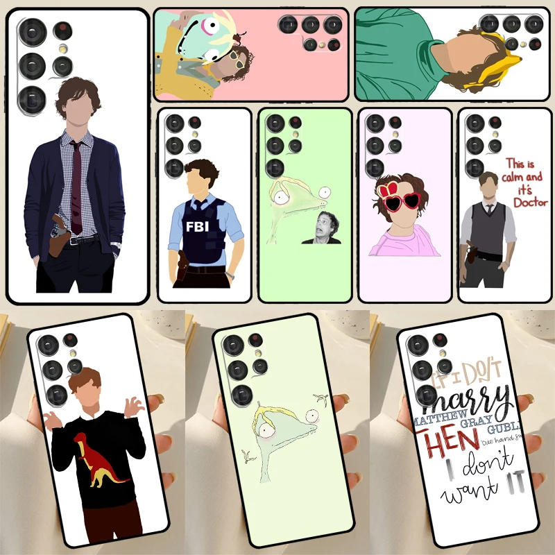 Criminal Minds Spencer Reid Case For Samsung Galaxy S22 Ultra S21 FE S9 S10 Note 10 Plus S20 FE S21 Ultra Back Cover
