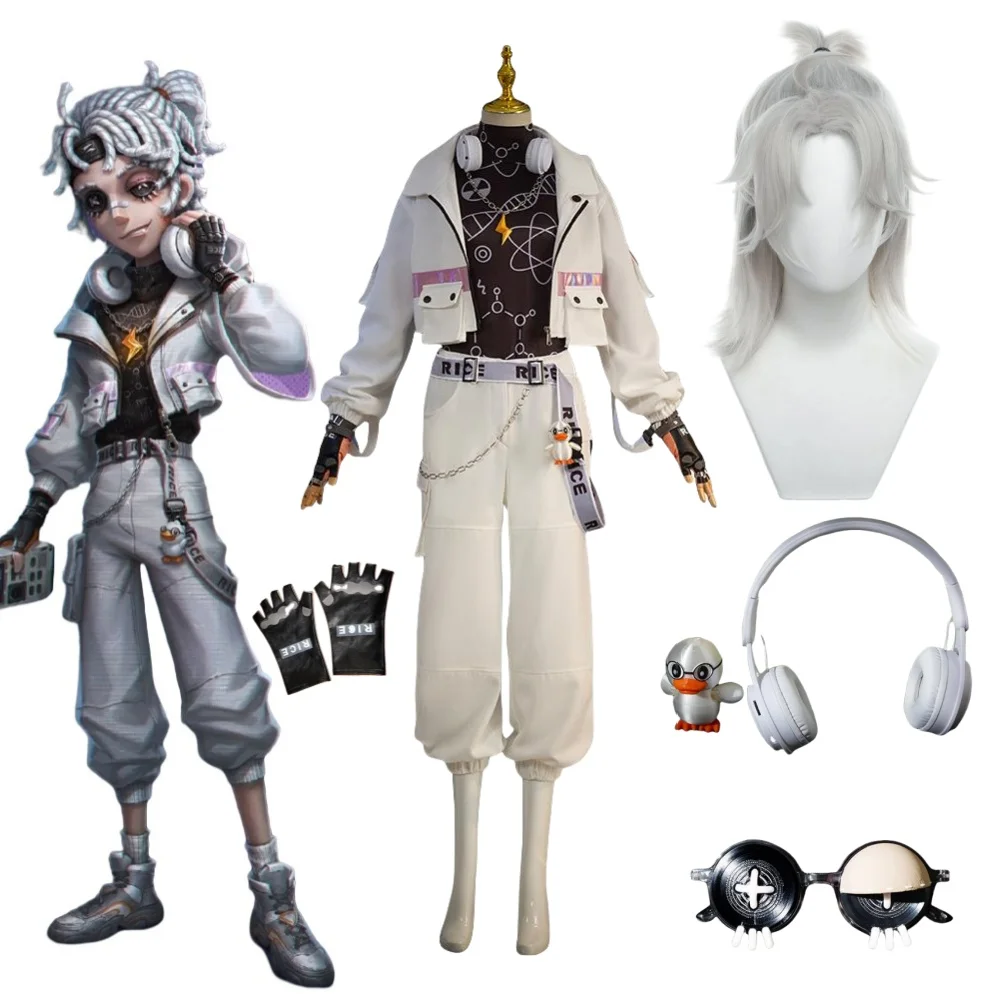 Luca Balsa аниме Yellow Duck косплей игра Identity V костюм с капюшоном униформа парик комплект