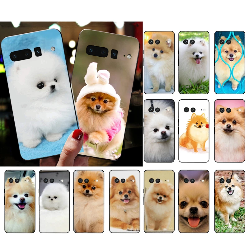 

Phone Case for Google Pixel 7 Pro 7 6A 6 Pro 5A 4A 3A Pixel 4 XL Pixel 5 6 4 3 XL 3A XL 2 XL Pomeranian dogs dog