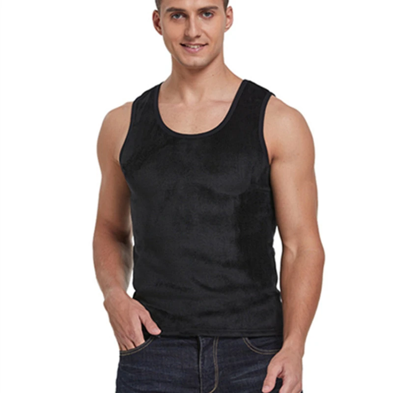 Winter Clothes for Men Warm Underwear Men Vest  Men's Thermo Shaping Undershirt Male Vest Comfortable Velvet Thermal Shirt