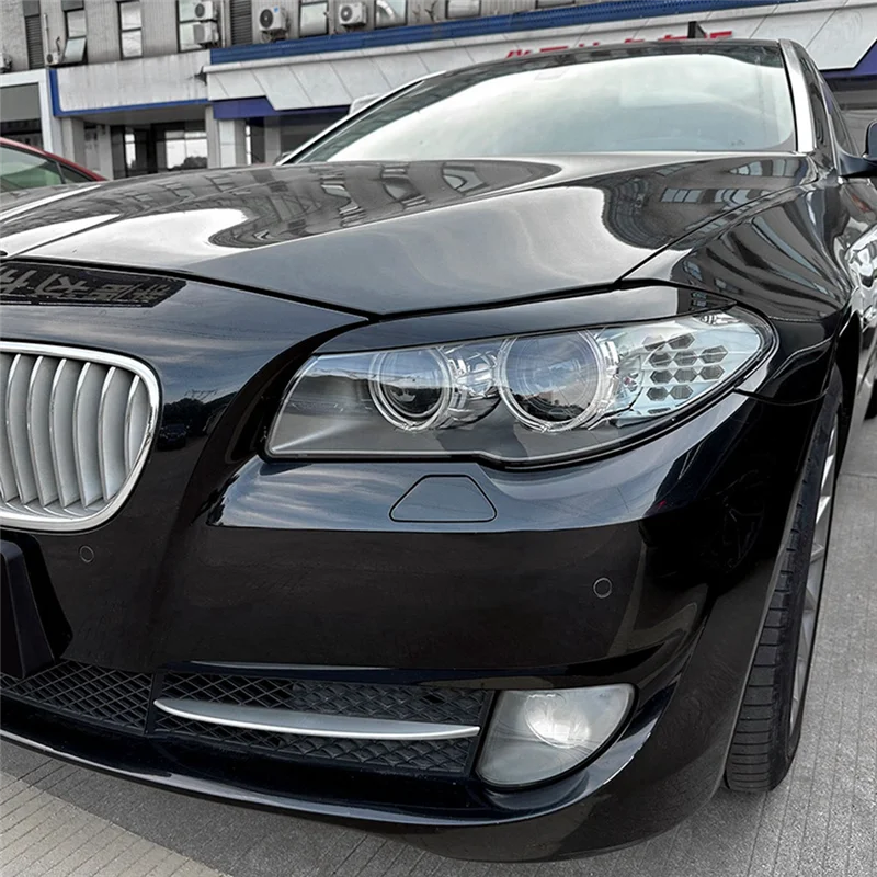 Блестящая черная лента для передней фары BMW 5-Series F10 F11 2011-2014