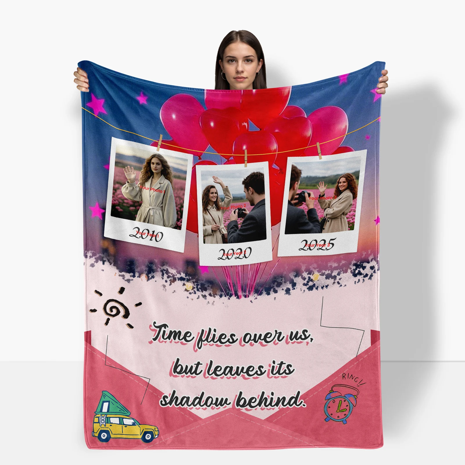 Персонализированное кашемировое одеяло