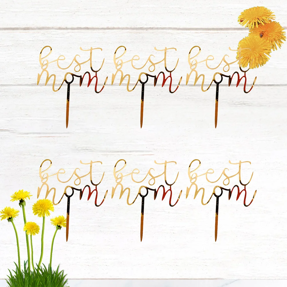 

Birthday Cake Decor Mother' Day Cake Decoration Mommy Birthday Cake Decoration Birthday Cake Picks