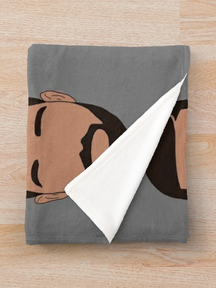 Drake head Throw Blanket Fleece blanket with well thick king wool throw fur |