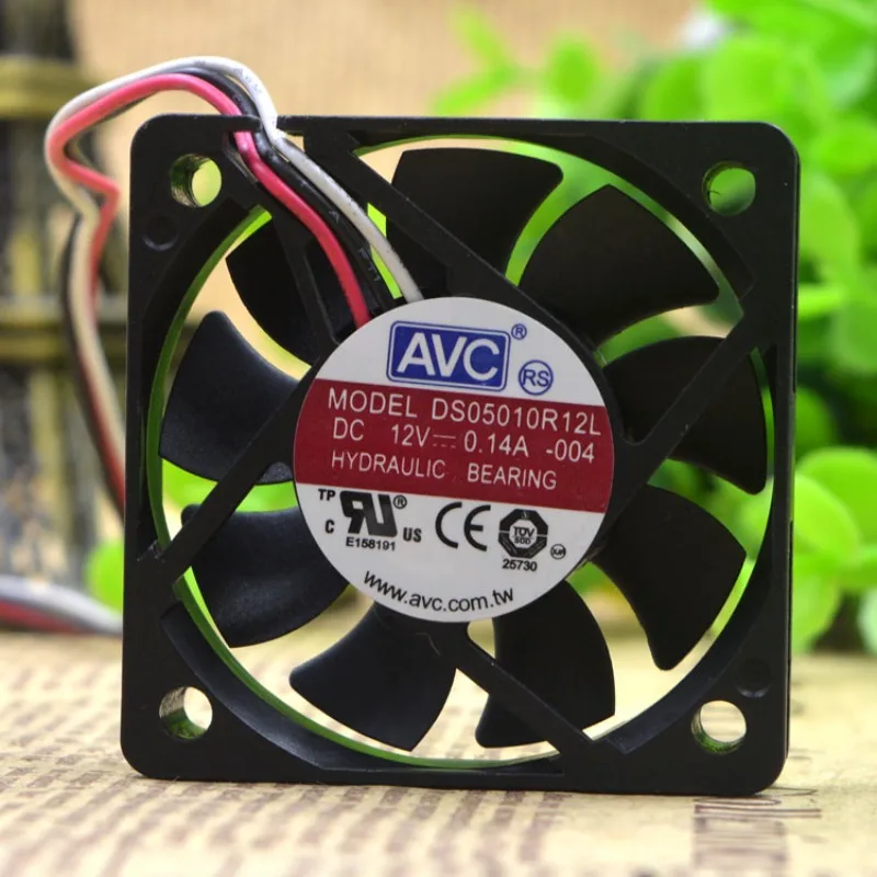 Новый вентилятор ЦП для AVC DS05010R12L 5 см 5010 12 в а охлаждающий вентилятор 50*50*10 мм