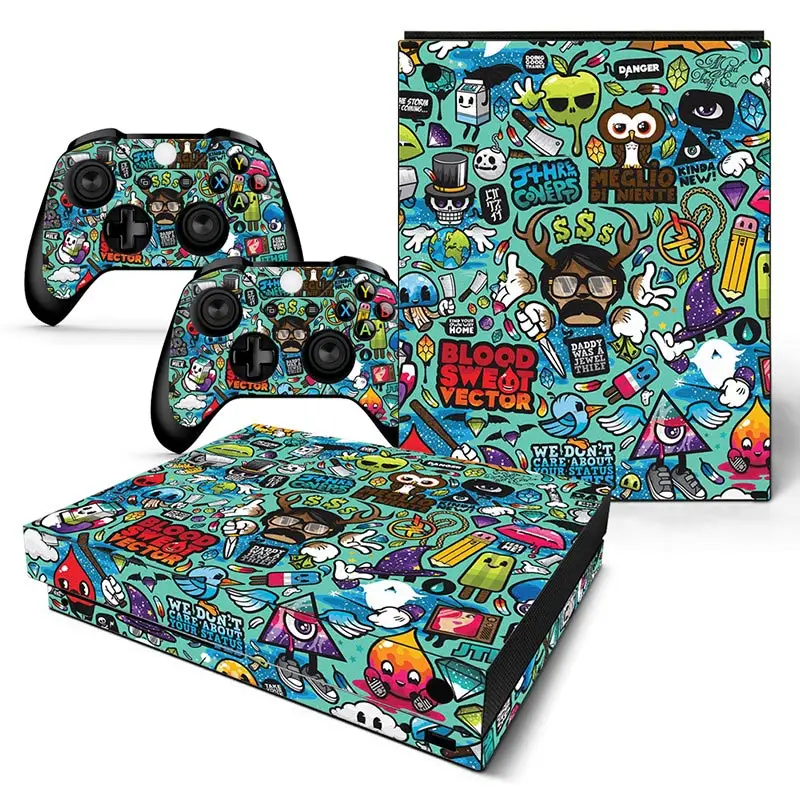 

Patten Good quality Vinyl Controller Covers Skin Sticker for Xbox one X