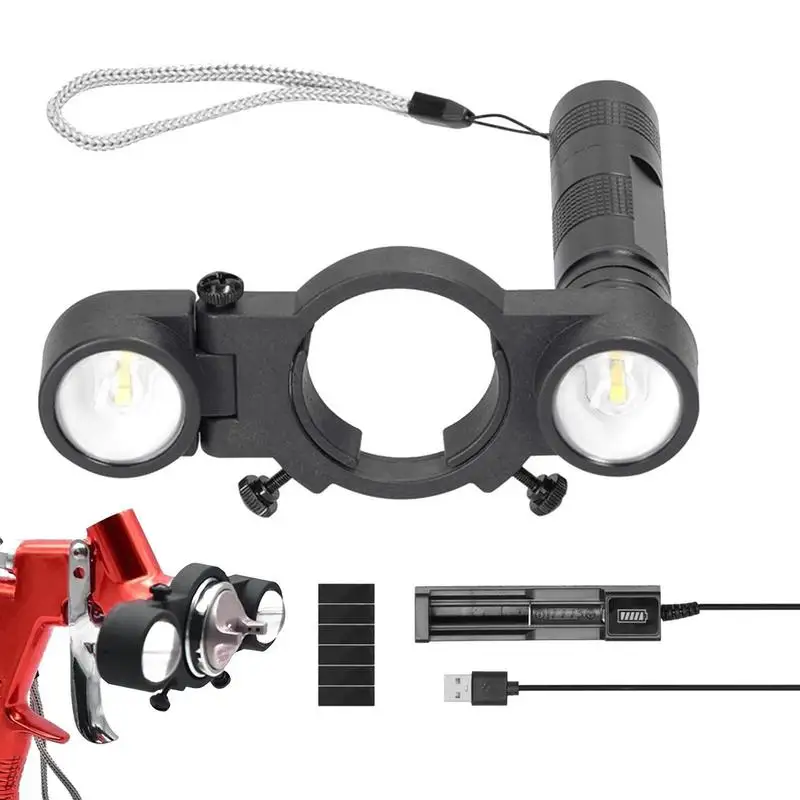 

Paint Sprayer Light Lighting System LED Light Auto Paint Light Car Paint Spray Sprayer LED Light Adjustable Brightness Universal