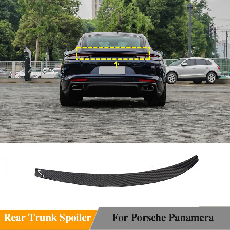 

Автомобильный задний спойлер для багажника Porsche Panamera 2017-2019 спойлер из углеродного волокна