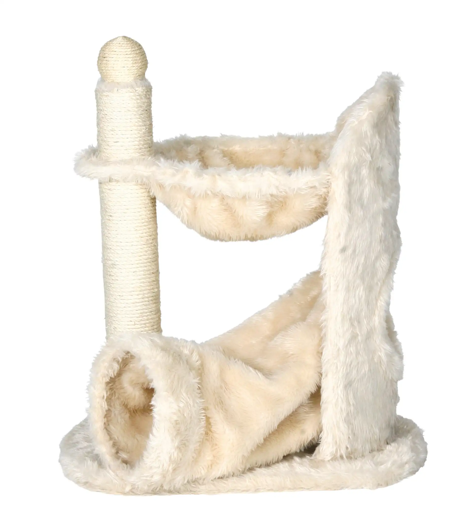

Gandia Cream Scratching Post with Hammock, Tunnel