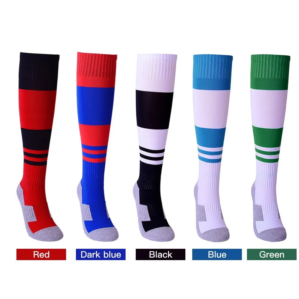 

Absorbent Youth Soccer Socks Calf Performance Football Socks Sports Stocking Towel Bottom Tube Socks