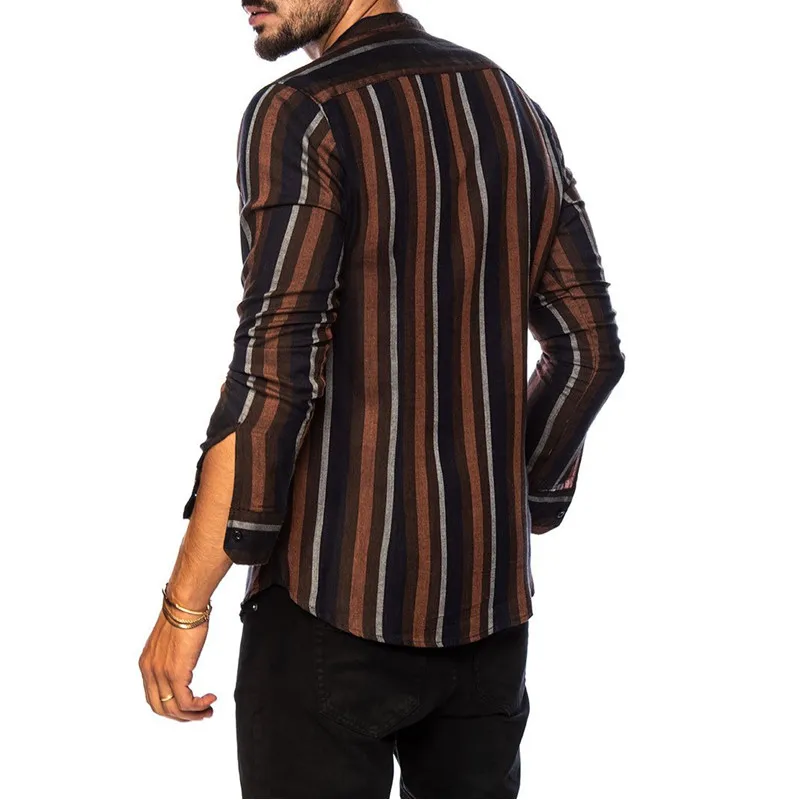 Spring Summer Autumn New Brand Plaid Shirts Casual Fashion Slim Fit Men's Long Sleeve Shirts High Quality Social Men's Shirts Sh