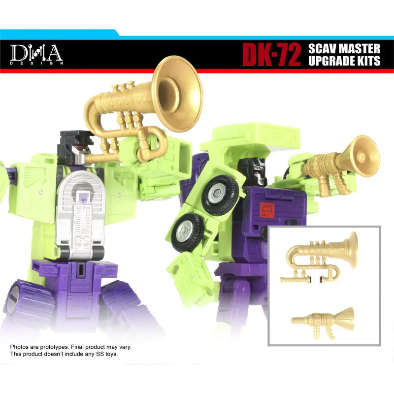 Фото [В наличии] Наборы для модернизации DNA DK72 Dk-72 для фигурки SS86 Movie Transformation Scan Master с эксклюзивным бонусом №4