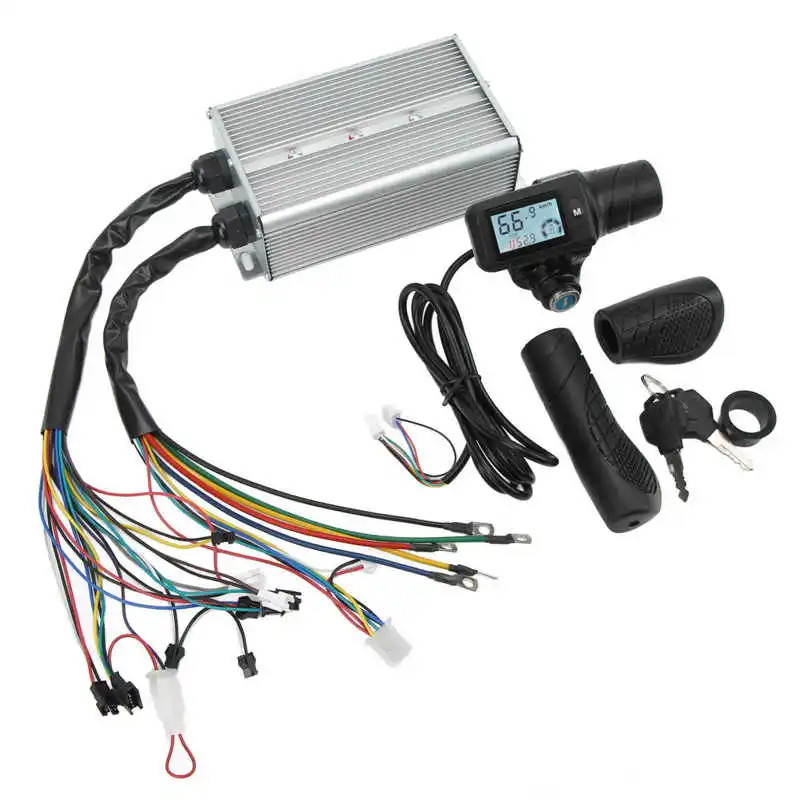 

Brushless Motor Controller Set 1500W LCD Screen Brushless Controller Kit for Electric Bike