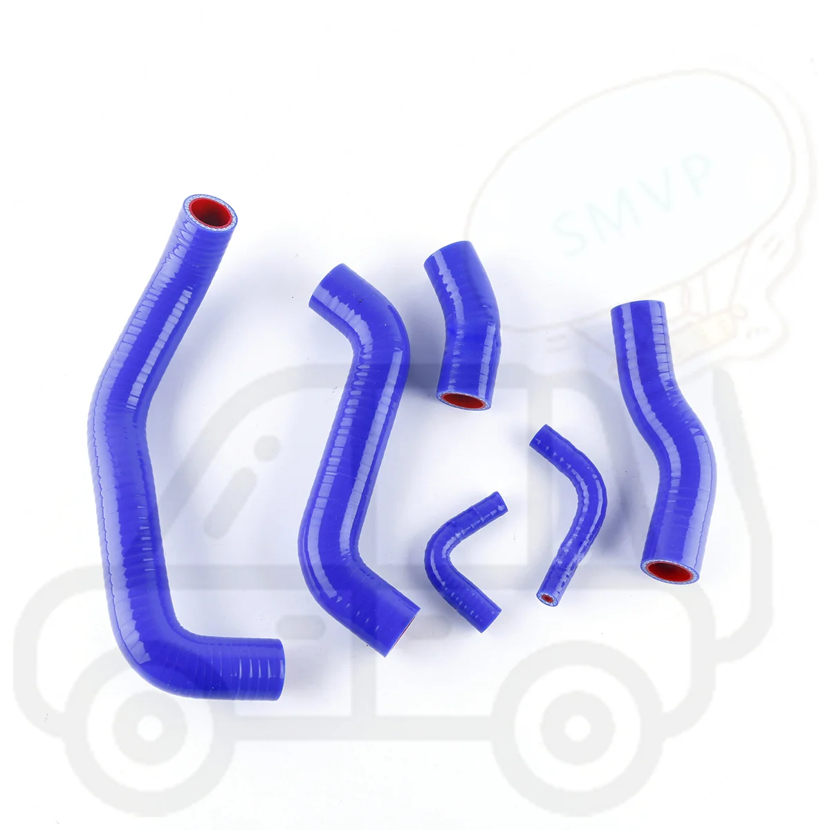 6 шт. 3 слоя силиконовый шланг охлаждающей жидкости радиатора для 2001-2008 Kawasaki ZRX1200R