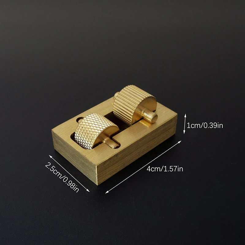 1-компонентный Набор Инструментов Для Изготовления Кожи Из Чистой Меди Тиснения