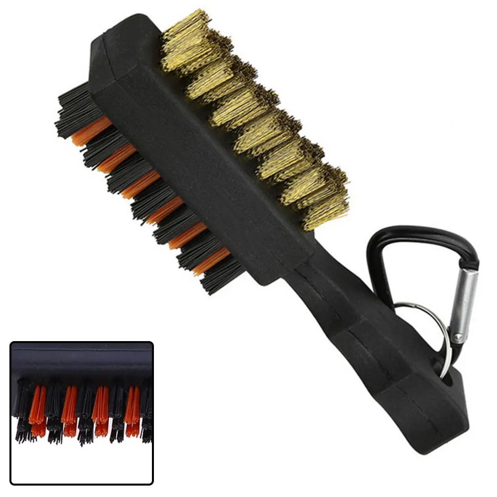 

Durable Cleaner Brush Brush 45g ABS+Brass Brushes Cleaning Tools Dual Sided Groove Cleaner Metal Mini Portable