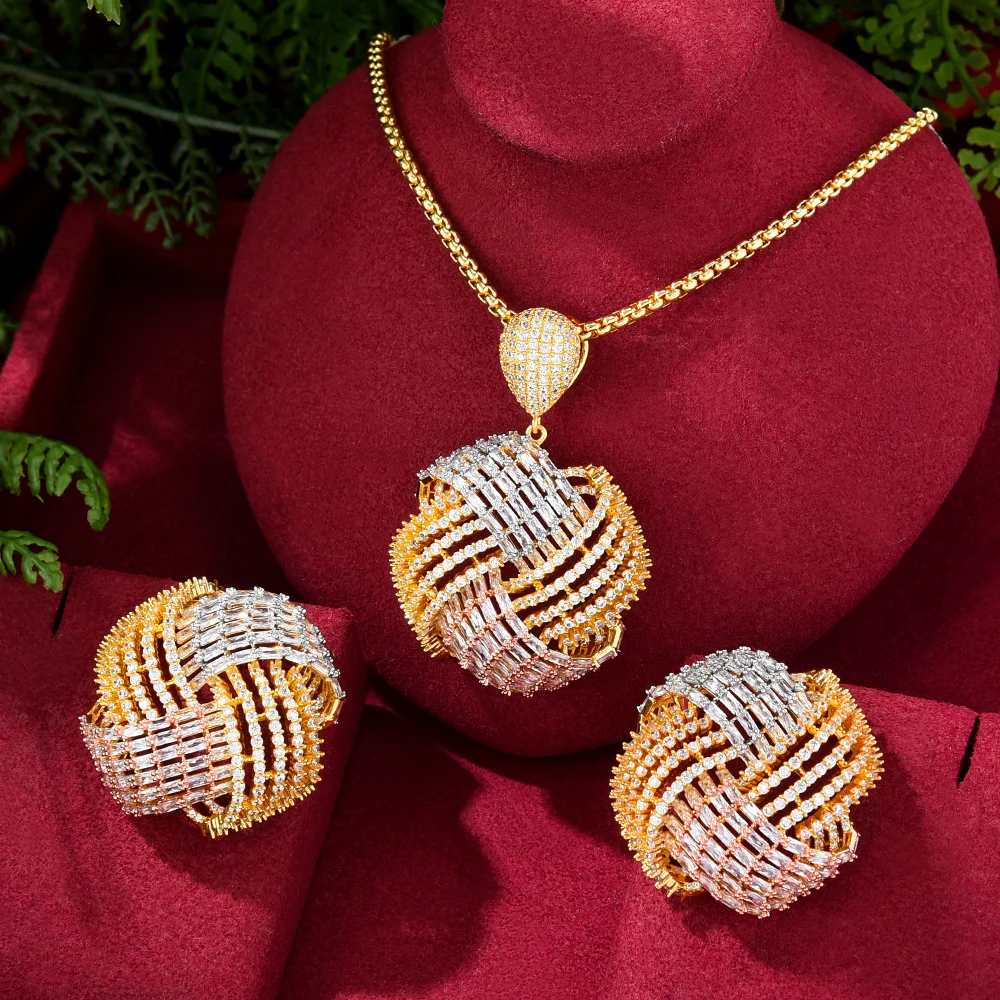 

Kellybola оригинальный роскошный круглый кулон ожерелье серьги Ювелирные наборы для женщин свадебный Россия Дубай Свадебный женский подарок