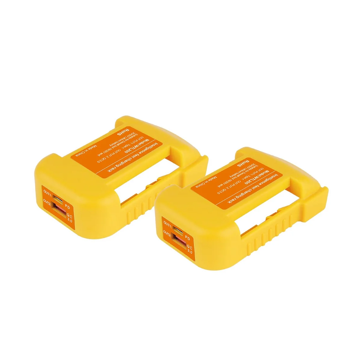 

USB Charger Adapter for 20V Battery 2 USB Holder with Type-C Fast Charging