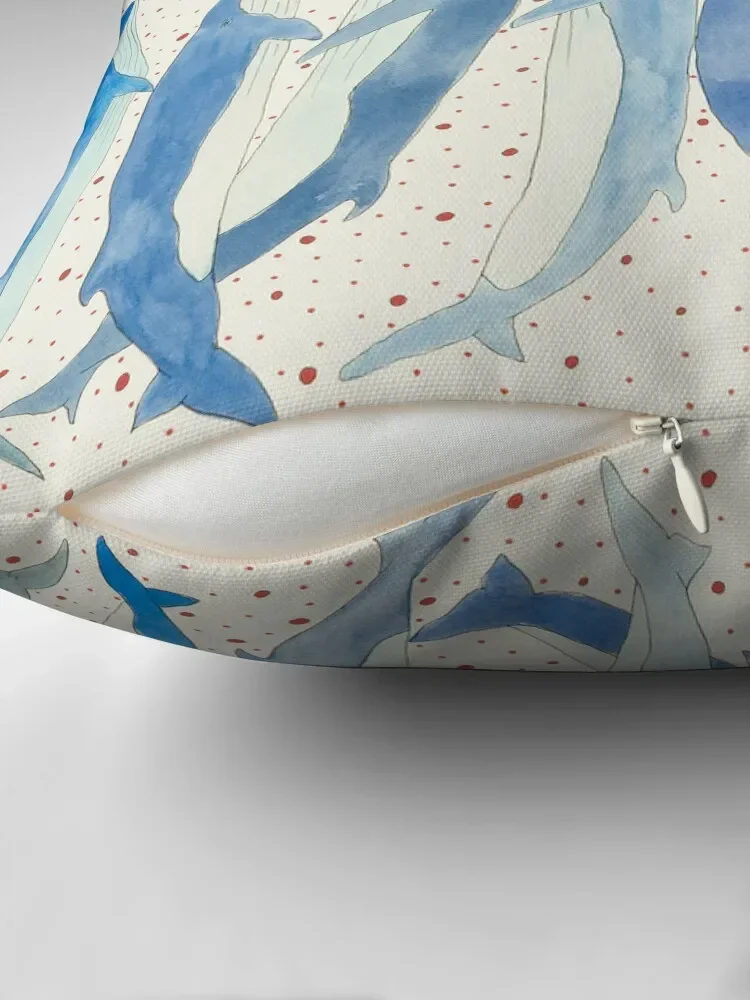 Рождественская декоративная подушка с изображением плавника Кита молитвы