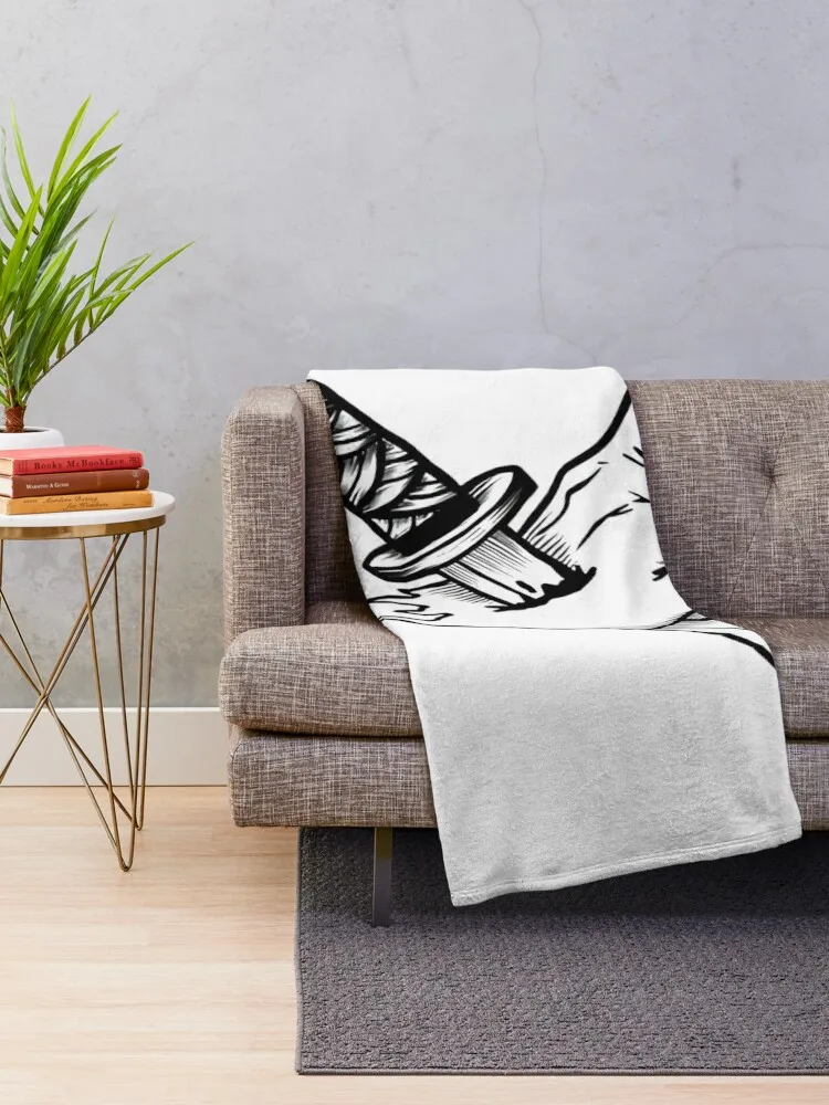 Ручной знак Kon одеяло роскошные одеяла с утолщенными волосами