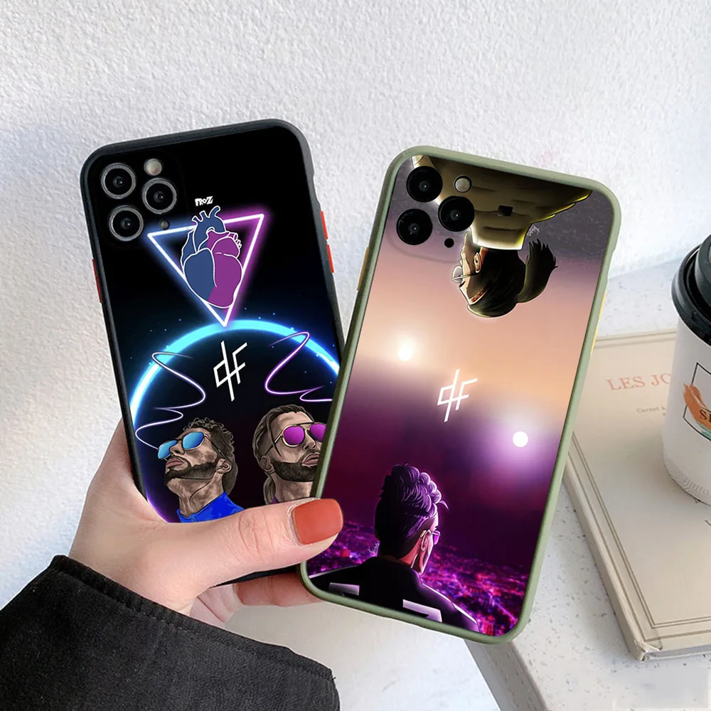 Полупрозрачный чехол для телефона Skin Feel iPhone 16 Pro Max 15 14 13 12 11 7 8 Plus SE Mini XR PNL French Rapper