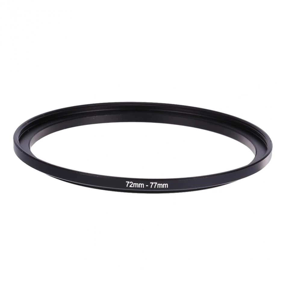

Universal DSLR Camera 72mm-77mm 72-77 mm 72 to 77 Step up Filter Ring Adapter Black High Quality