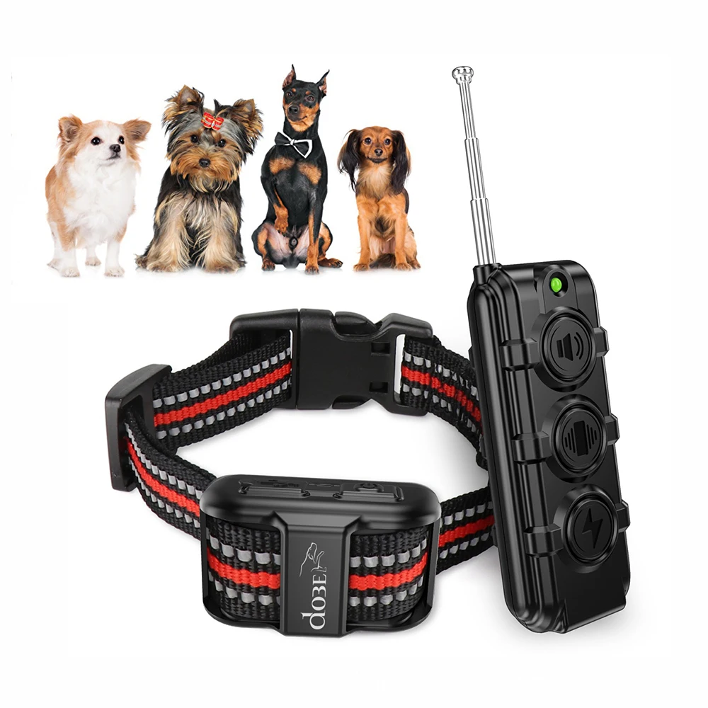 

500m Electric Dog Training Collar Waterproof Dog Bark Collar Pet With Remote Control Rechargeable Anti Barking For All Size Dogs