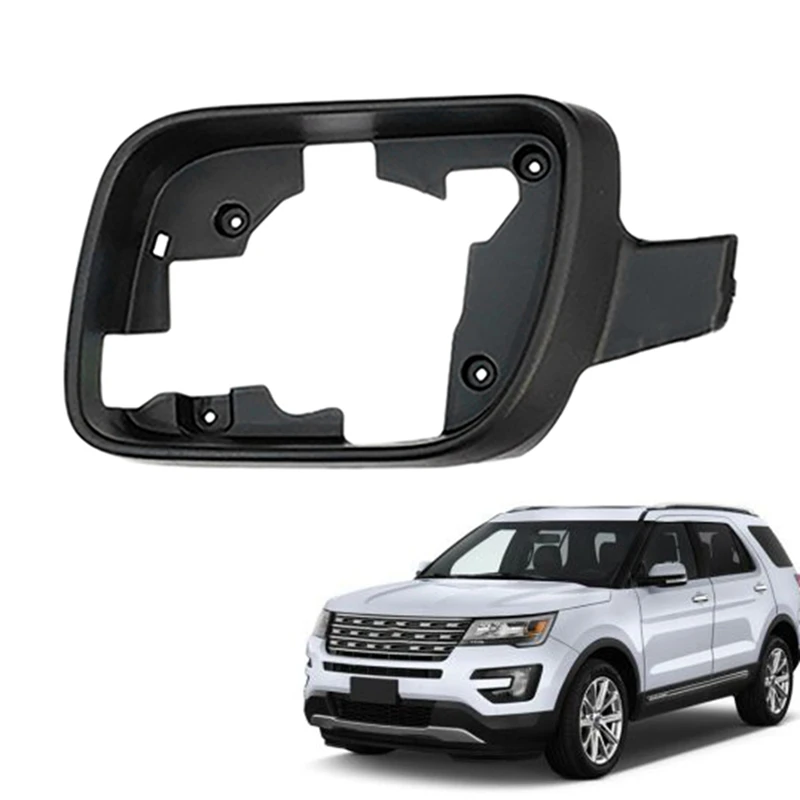 

For Ford Explorer 2011-2019 Car Rearview Mirror Glass Frame Cover Side Rear View Mirror Base Holder Trim Shell Left
