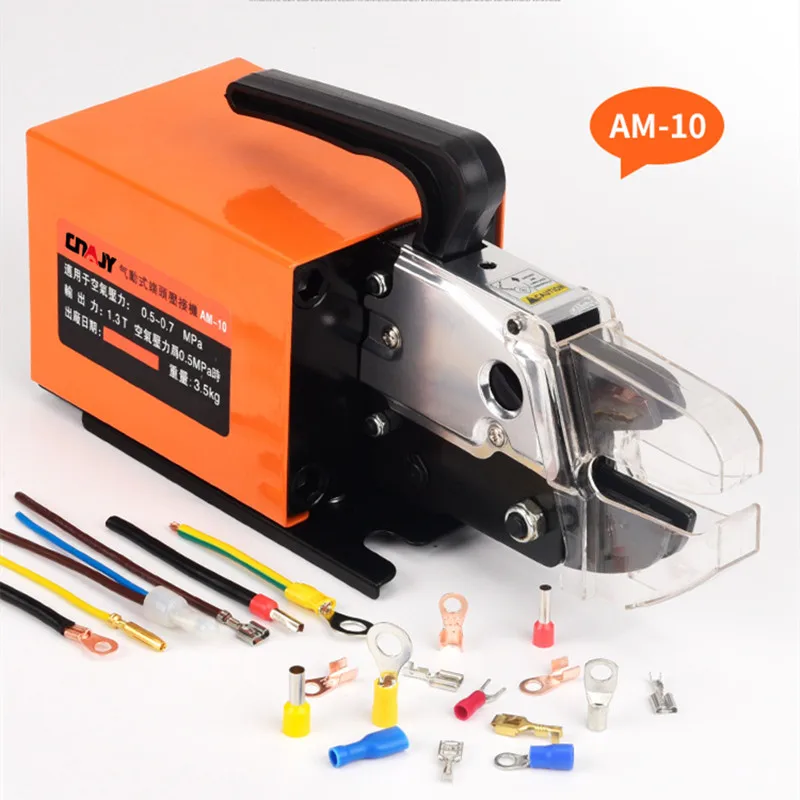 

Electro-pneumatic crimping machine AM-10 cold press automatic terminal machine crimping machine crimping tool