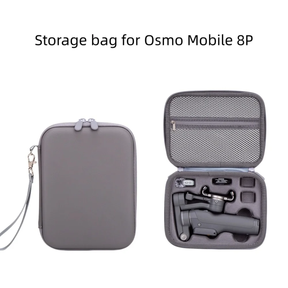 Сумка для хранения из полиуретана для смартфона DJI Osmo Mobile 8P, с подкладкой из EVA, пыленепроницаемая и ударопрочная, защитный аксессуар. (art.: 3920da26bde89) - 3920da26bde89