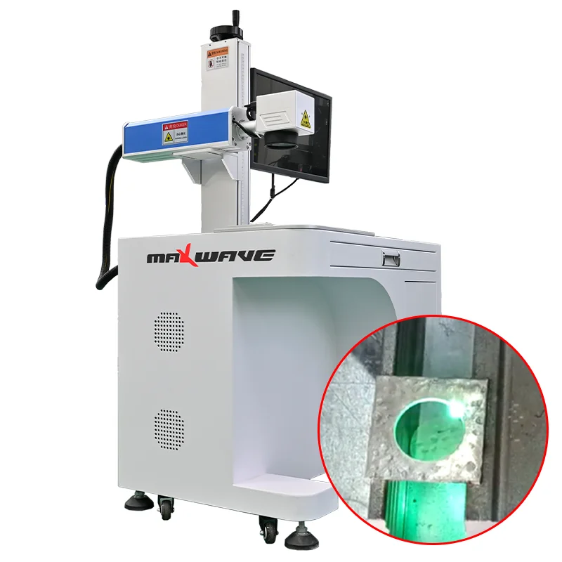 

Nice Desk Type Fiber Laser Marking Machine For Jewelry Silver Gold Brass Metal For Metal Tube
