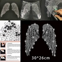 aile d ange cristal pour vetement rhinestones for clothes garment shining appliques diy crystal 3d rhinestones adhesive glitters