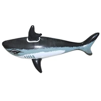 inflatable shark pool floats pvc large shark birthday party decorations summer pool party supplies favors birthday gifts for