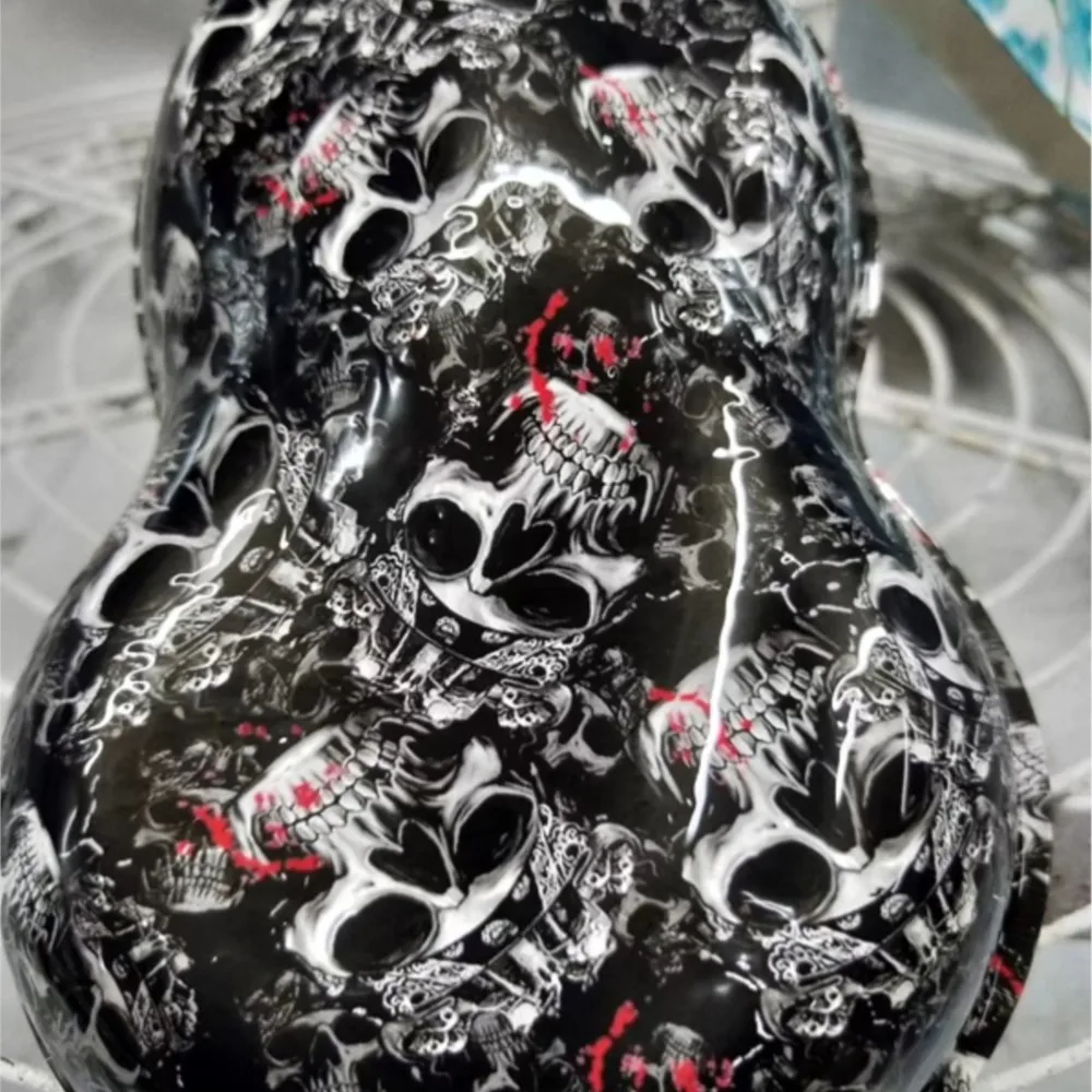 

Пленка для водной печати, гидрографическая пленка с черепом шириной 0,5 м WDF1496