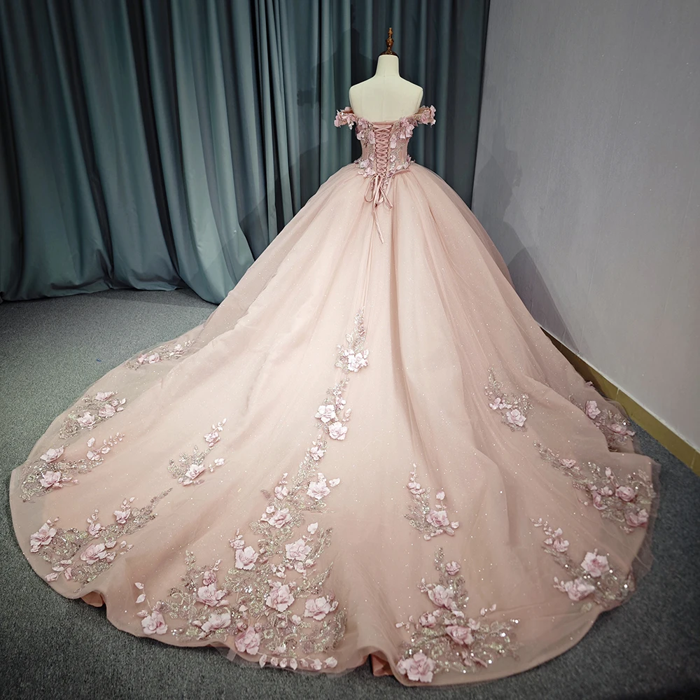 Фото Платья Quinceanera по Международной сюрприз по цене 2024, длина до пола, милая, с короткими рукавами, аппликациями, бисером, платье 15 años №2