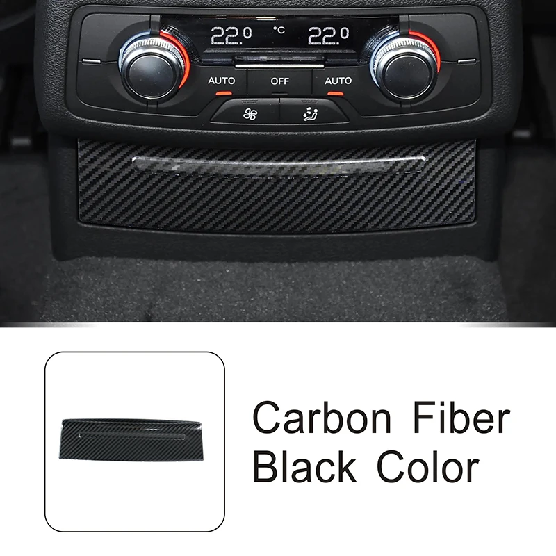 

Декоративная накладка на рамку пепельницы задней консоли для Audi A6 C7 2012-17, аксессуар для интерьера автомобиля, наклейка