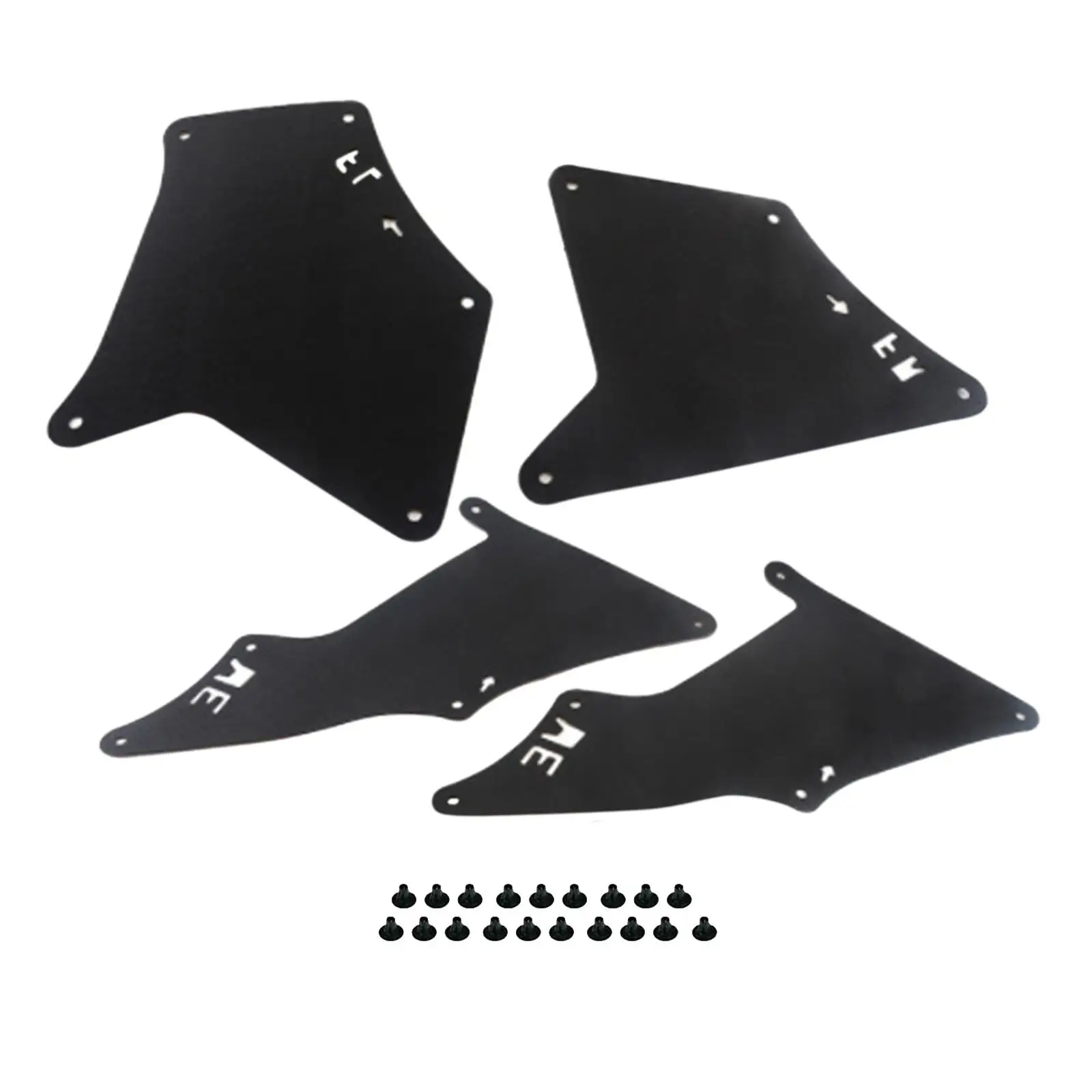 

4Pcs Splash Guards Mud Flaps Car Accessories Splash Guard Fender Liner Shields for Toyota Overbearing Prado 2700 4000 03-17