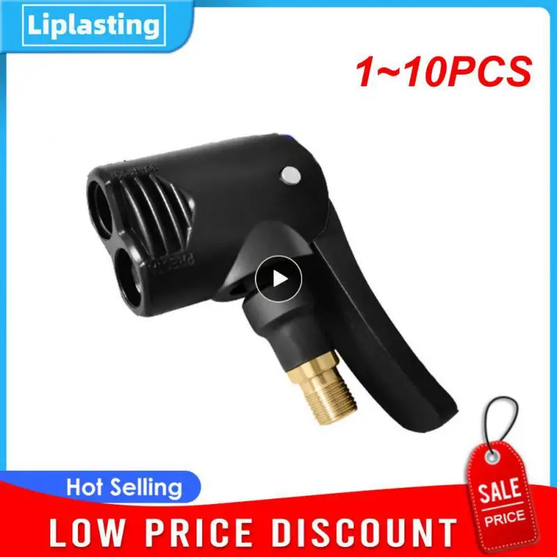 

1 ~ 10 шт. воздушная насадка, латунный портативный надувной насос, велосипедный воздушный патрон для шин, соединительный клапан насоса, адаптер для колеса шины