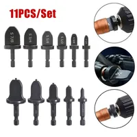 11Pcs Imperial Tube Expander Air Conditioner Copper Pipe Swaging Electric Drill Bit Flaring Tools 7/8" 3/4" 5/8" 1/2" 3/8" 1/4"