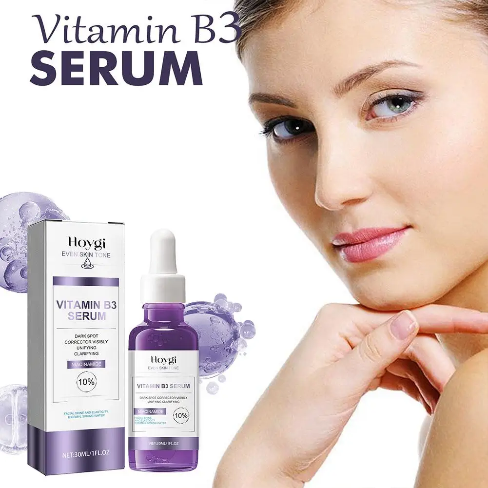 Эссенция для лица с витамином B3 корректор темных пятен осветляющая увлажняющая