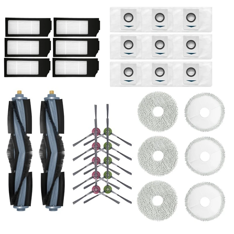 

Фильтр НЕРА, Швабра, салфетка для очистки, мешок для пыли Для Ecovacs Deebot X1 Omni/Turbo, запчасти для пылесоса, аксессуары