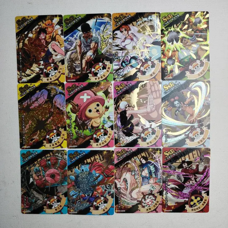 Фото ONE PIECE SSR UR карта Обезьяна Д. Луффи Нами Боа Хэнкок Перона Ширахоши Калифа мальчик Коллекция игрушек Подарки на день рождения и Рождество №3