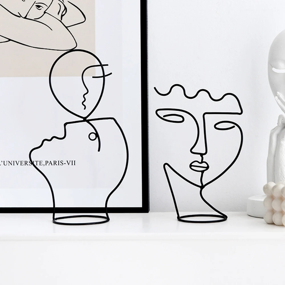 Абстрактный персонаж скульптура художественный декор скандинавские