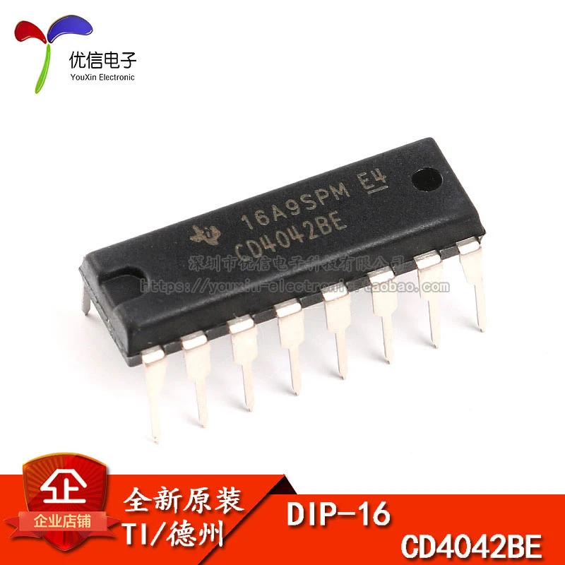 

5pieces Original stock CD4042BE DIP-16 D